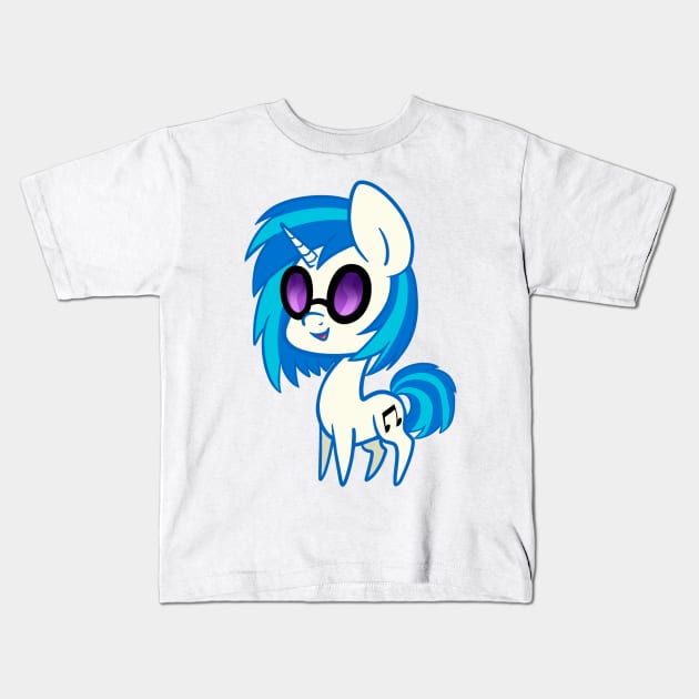 Vinyl Scratch Kids T-Shirt by Pinipy